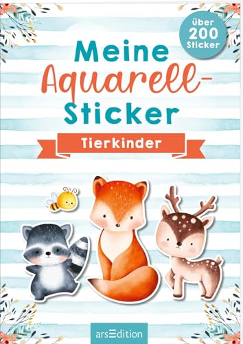 Meine Aquarell-Sticker – Tierkinder: Über 200 Sticker | Stickersammlung für Tierfans ab 4 Jahren Meine Aquarell-Sticker – Tierkinder: Über 200 Sticker | Stickersammlung für Tierfans ab 4 Jahren