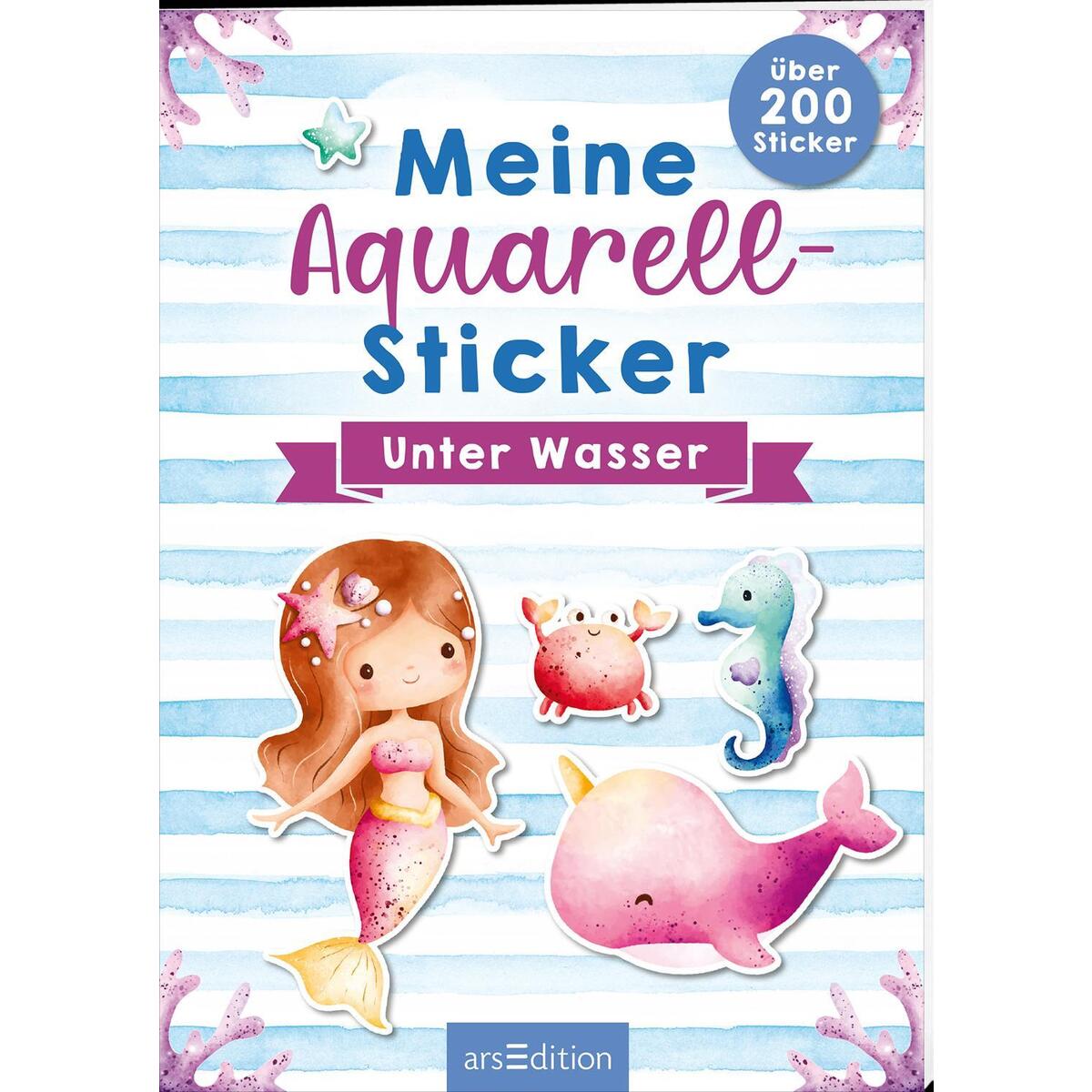 Meine Aquarell-Sticker - Unter Wasser Meine Aquarell-Sticker - Unter Wasser von Ars Edition GmbH