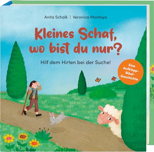 Meine Aufklapp-Bibel. Kleines Schaf, wo bist du nur?: Hilf dem Hirten bei der Suche! von Deutsche Bibelgesellschaft