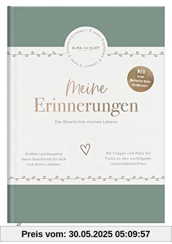 Meine Erinnerungen: Die Geschichte meines Lebens | Geleitete Biografie und Erinnerungsalbum mit inspirierenden Fragen | kreativ die eigene Geschichte aufschreiben Meine Erinnerungen: Die Geschichte meines Lebens | Geleitete Biografie und Erinnerungsalbum mit inspirierenden Fragen | kreativ die eigene Geschichte aufschreiben