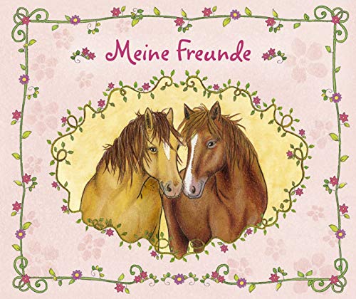 Meine Freunde (Pferde): Freundebuch, Eintragbuch, Poesiealbum für Kinder ab 6 Jahre (Eintragbücher)