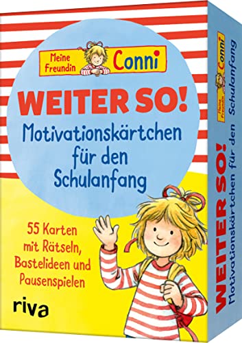 Meine Freundin Conni – Weiter so! – Motivationskärtchen für den Schulanfang: 55 Karten mit Rätseln, Bastelideen und Pausenspielen. Für Kinder ab 5 Meine Freundin Conni – Weiter so! – Motivationskärtchen für den Schulanfang: 55 Karten mit Rätseln, Bastelideen und Pausenspielen. Für Kinder ab 5