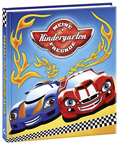 Meine Kindergarten-Freunde (Autos): Freundebuch, Eintragbuch, Poesiealbum für Kinder ab 6 Jahre (Eintragbücher)