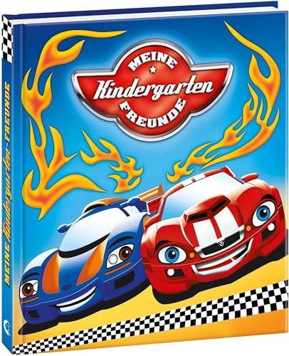 Meine Kindergarten-Freunde (Autos): Freundebuch, Eintragbuch, Poesiealbum für Kinder ab 6 Jahre (Eintragbücher)