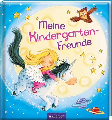 Meine Kindergarten-Freunde (Einhorn): Freundebuch ab 3 Jahren für Kindergarten und Kita, für Jungen und Mädchen