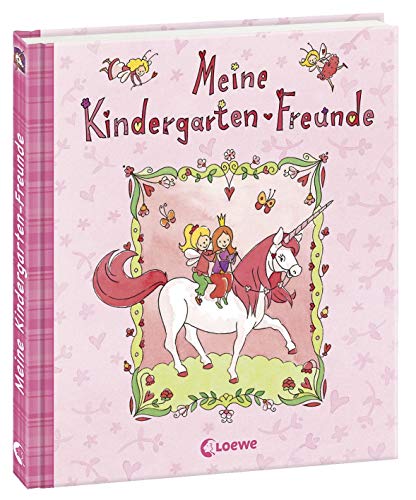 Meine Kindergarten-Freunde (Einhorn): Erinnerungsbuch, Freundealbum für Kinder ab 3 Jahre