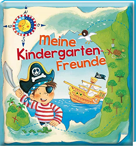 Meine Kindergarten-Freunde (Pirat): Freundebuch ab 3 Jahren für Kindergarten und Kita, für Jungen und Mädchen von Ars Edition