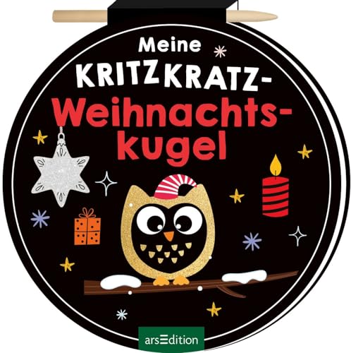 Meine Kritzkratz-Weihnachtskugel: Kreativer Kratzelspaß mit Malideen und Holzstift für Kinder ab 5 Jahren Meine Kritzkratz-Weihnachtskugel: Kreativer Kratzelspaß mit Malideen und Holzstift für Kinder ab 5 Jahren