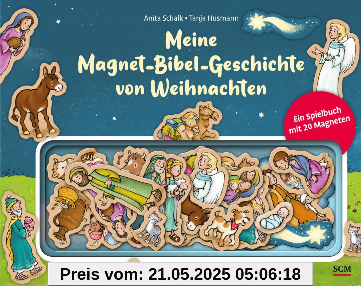 Meine Magnet-Bibel-Geschichte von Weihnachten: Ein Spielbuch mit 20 Magneten (Magnet-Bibel-Geschichten)