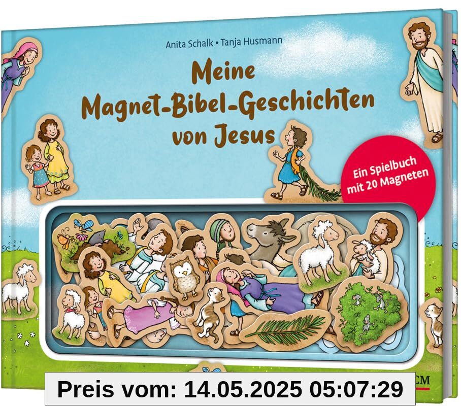 Meine Magnet-Bibel-Geschichten von Jesus: Ein Spielbuch mit 20 Magneten