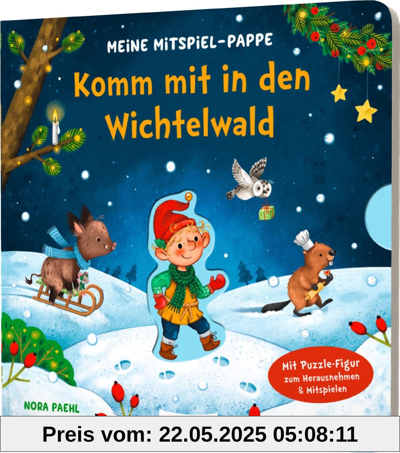 Meine Mitspiel-Pappe: Komm mit in den Wichtelwald: Mitmachbuch mit Spielfigur