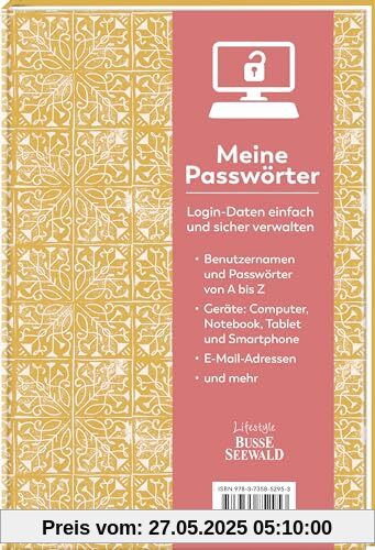 Meine Passwörter. Meine Passwörter.