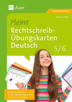 Meine Rechtschreib-Übungskarten Deutsch 5-6 von Auer Verlag in der AAP Lehrerwelt GmbH