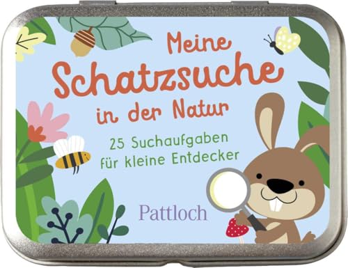 Meine Schatzsuche in der Natur: 25 Suchaufgaben für kleine Entdecker | Beschäftigungsideen für Spaziergänge in der Natur mit Kindern ab 4 Jahren von Pattloch Geschenkbuch