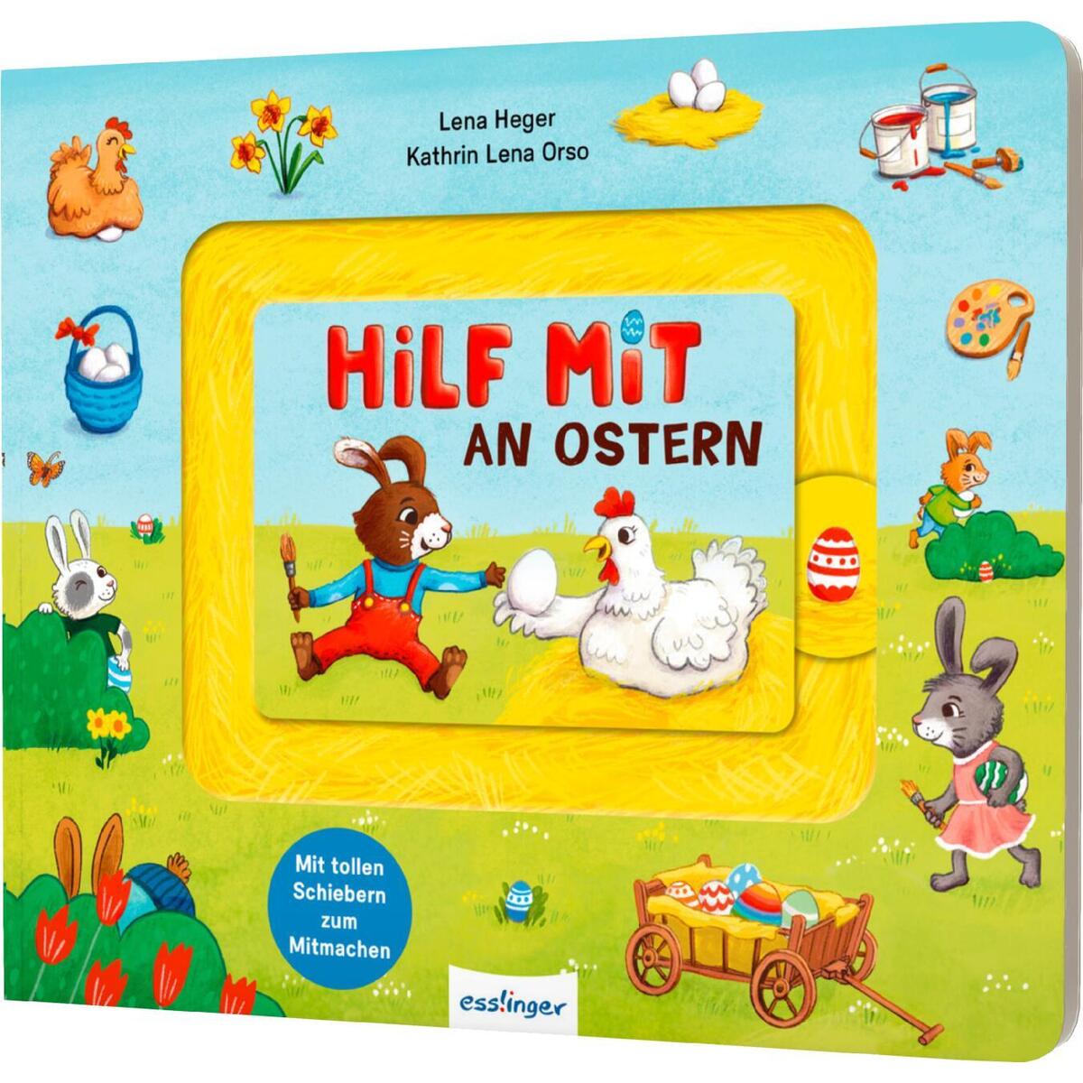 Meine Schiebebahn-Pappe: Hilf mit an Ostern von Esslinger Verlag