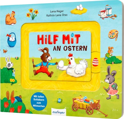Meine Schiebebahn-Pappe: Hilf mit an Ostern: Pappebuch mit Schiebe-Elementen von Panini Verlags GmbH