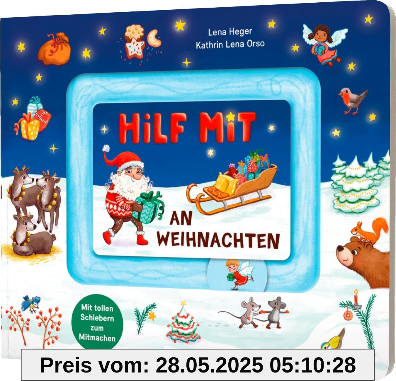 Meine Schiebebahn-Pappe: Hilf mit an Weihnachten: Pappebuch mit Schiebe-Elementen