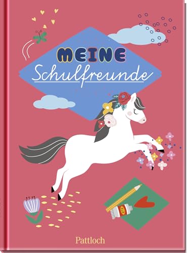 Meine Schulfreunde (Pferde): Perfektes Geschenk für den Schulanfang - Freundebuch für die Grundschule zum Thema Pferde (Freundebücher)