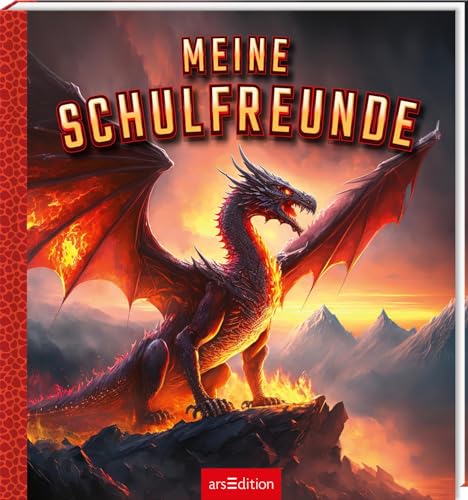Meine Schulfreunde - Drachen: Freundebuch für die Grundschule | Geschenk für den Schulanfang von Ars Edition
