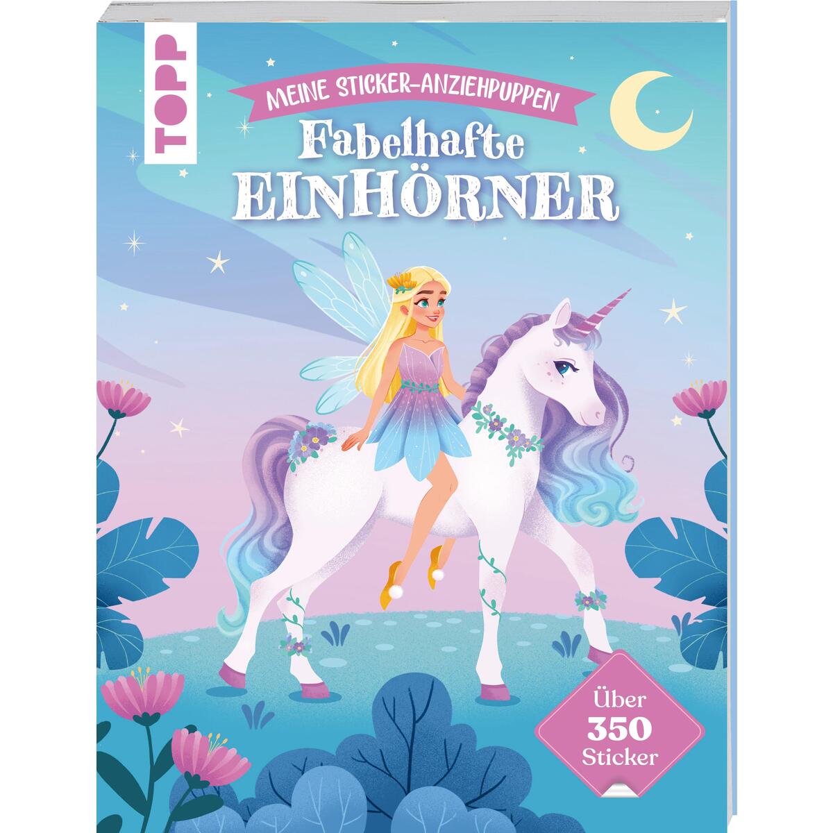 Meine Sticker-Anziehpuppen. Fabelhafte Einhörner von Frech Verlag GmbH
