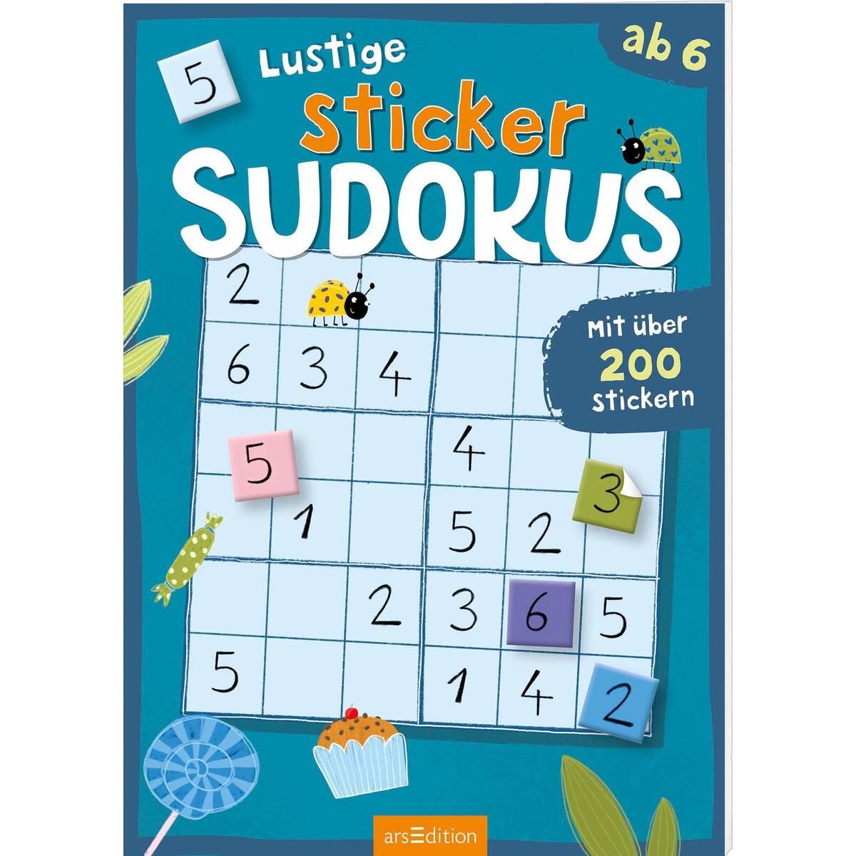 Lustige Sticker-Sudokus Zahlen Lustige Sticker-Sudokus Zahlen von Ars Edition GmbH