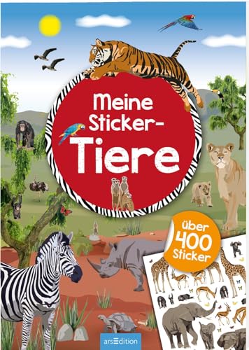 Meine Sticker-Tiere: Über 400 Sticker | Stickerheft für Kinder ab 4 Jahren