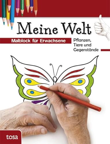 Meine Welt rot: Malblock für Erwachsene Meine Welt rot: Malblock für Erwachsene