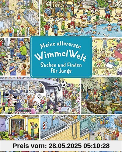 Meine allererste WimmelWelt - Suchen und finden für Jungs