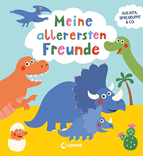 Meine allerersten Freunde (Dinos): Freundebuch - Freundealbum - Erinnerungsbuch - Für Kinder ab 3 Jahren (Eintragbücher)
