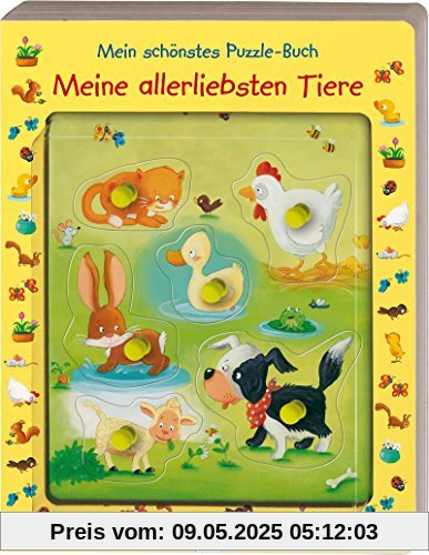 Meine allerliebsten Tiere: Mein schönstes Puzzle-Buch