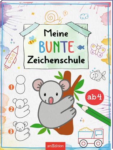 Meine bunte Zeichenschule: Zeichnen lernen ab 4 Jahren