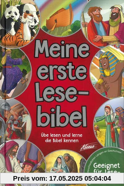 Meine erste Lesebibel: Übe lesen und lerne die Bibel kennen
