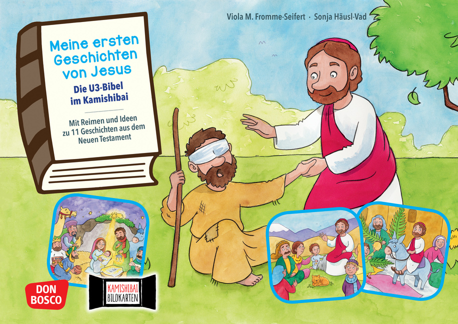 Meine ersten Geschichten von Jesus. Die U3-Bibel im Kamishibai. Kamishibai Bildkartenset. von Don Bosco Medien