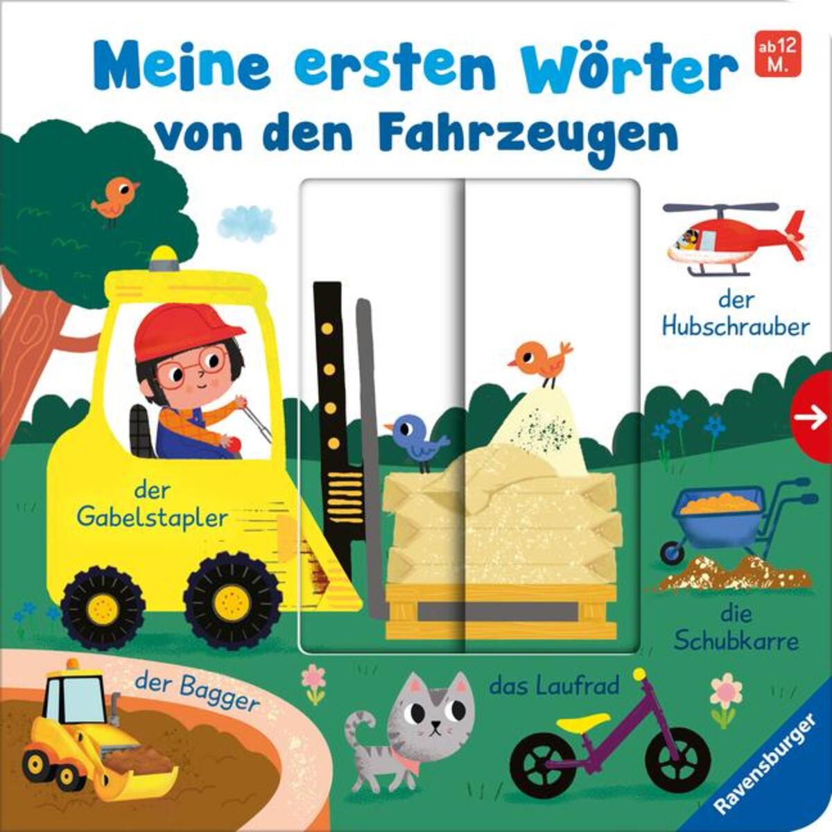 Meine ersten Wörter von den Fahrzeugen - Sprechen lernen mit großen Schiebern un... von Ravensburger Verlag