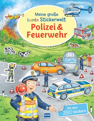Meine große bunte Stickerwelt - Polizei und Feuerwehr: Buntes Stickerbuch mit über 280 Stickern für Kinder ab 4 Jahren Meine große bunte Stickerwelt - Polizei und Feuerwehr: Buntes Stickerbuch mit über 280 Stickern für Kinder ab 4 Jahren