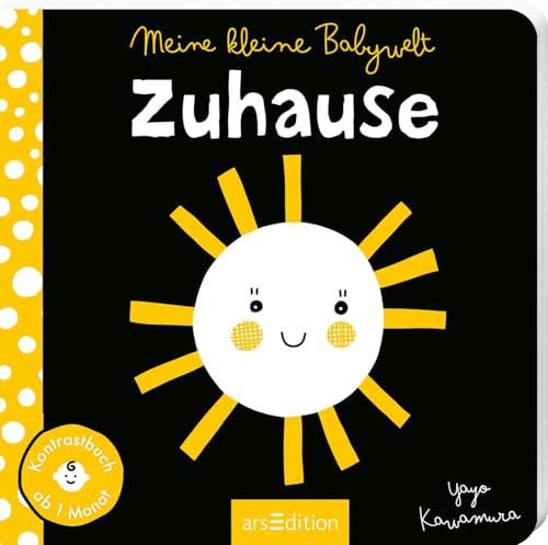 Meine kleine Babywelt: Zuhause: Mein Kontrastbuch | Zur Förderung der visuellen Wahrnehmung für Babys ab 1 Monat