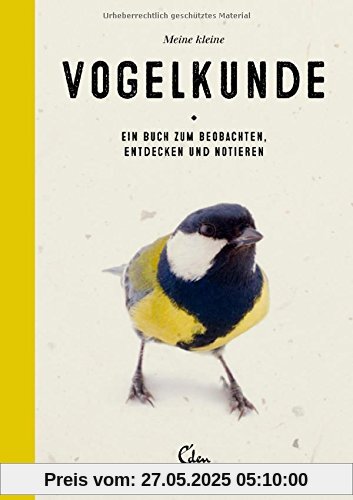 Meine kleine Vogelkunde: Ein Buch zum Beobachten, Entdecken und Notieren