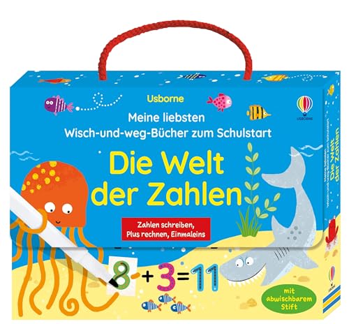 Meine liebsten Wisch-und-weg-Bücher zum Schulstart: Die Welt der Zahlen: mit abwischbarem Stift – Koffer voller Lernspaß zum Thema Zahlen – für Kinder ab 4 Jahren (Meine Wisch-und-weg-Bücher)