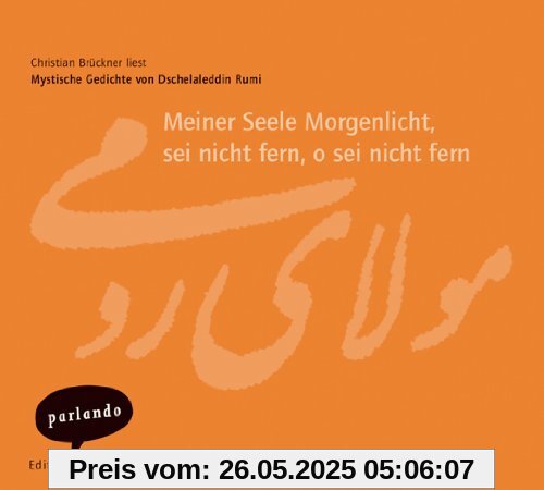 Meiner Seele Morgenlicht, sei nicht fern, o sei nicht fern. CD. Mystische Gedichte Meiner Seele Morgenlicht, sei nicht fern, o sei nicht fern. CD. Mystische Gedichte