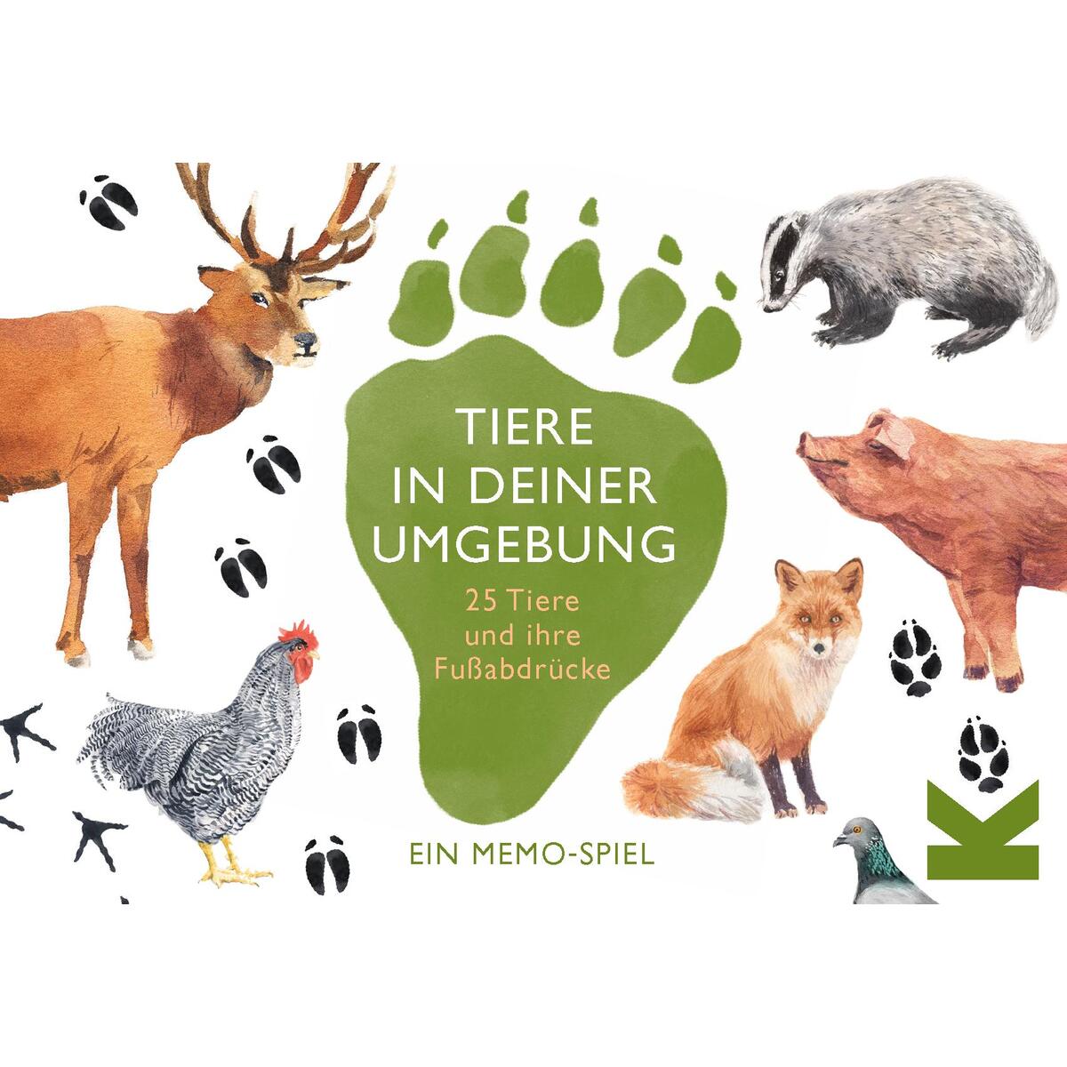 Memo-Spiel »Tiere in deiner Umgebung« Memo-Spiel »Tiere in deiner Umgebung« von Laurence King Verlag GmbH