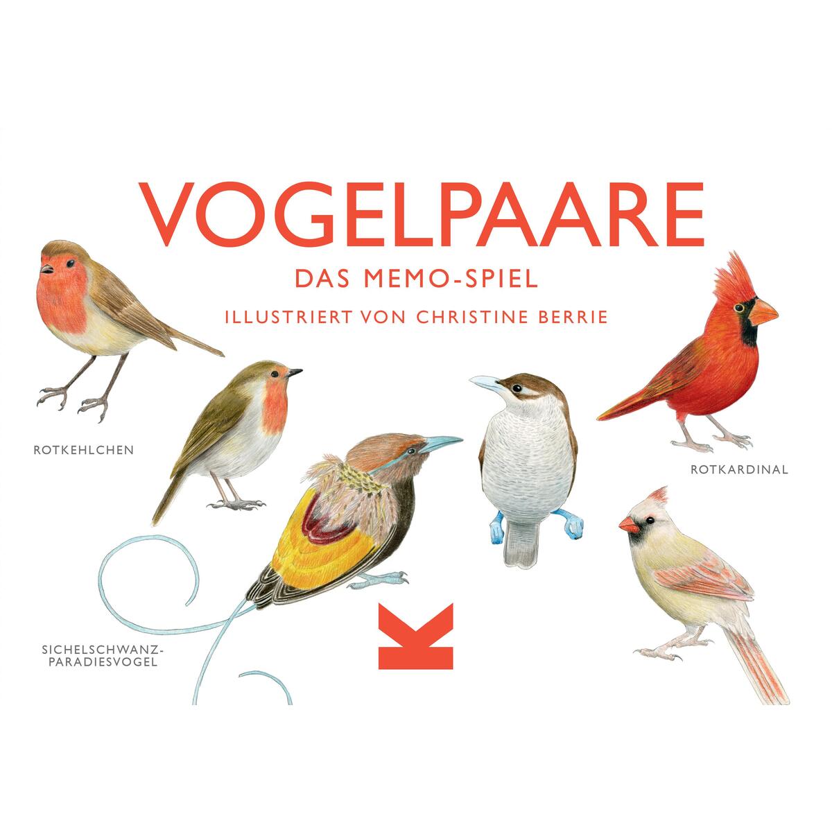 Memo-Spiel »Vogelpaare« von Laurence King Verlag GmbH