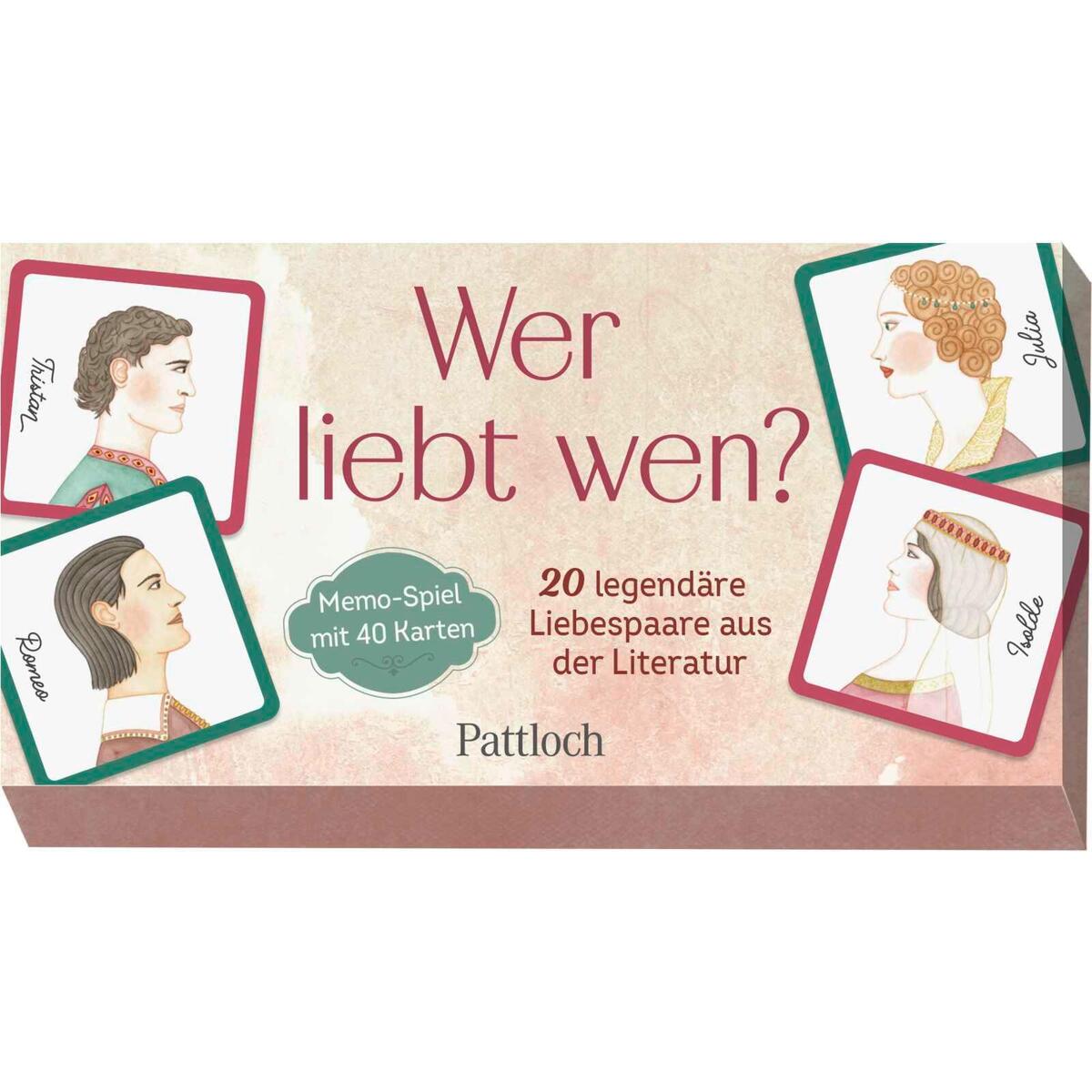 Memo-Spiel »Wer liebt wen?« von Pattloch Geschenkbuch