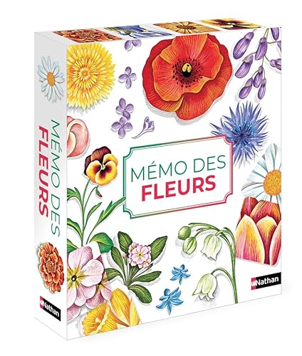 Mémo des fleurs: Avec 60 cartes et 1 livret documentaire