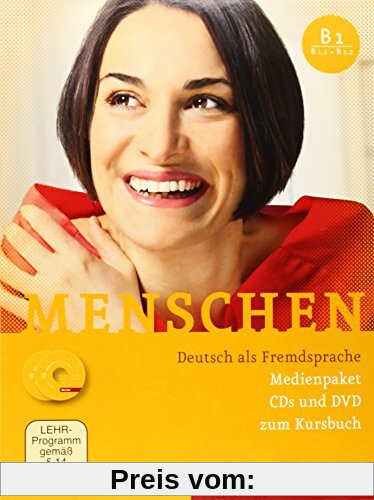 Menschen B1: 3 Audio-CDs and 1 DVD for the coursebook.Deutsch als Fremdsprache / Medienpaket