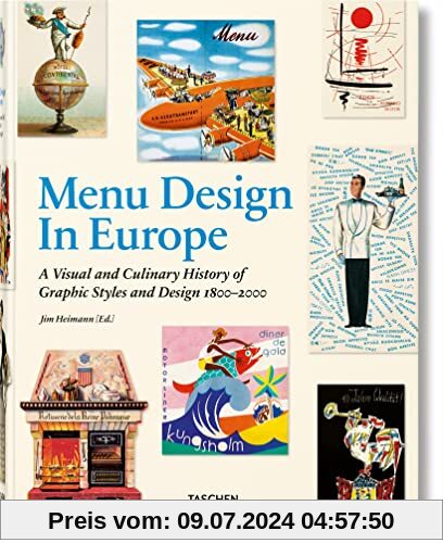 Menu Design in Europe: Mehrsprachige Ausgabe (VA)