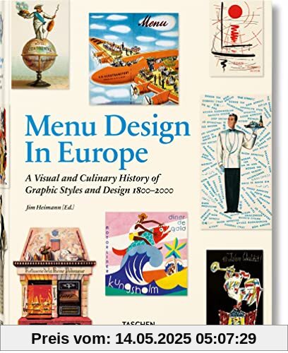 Menu Design in Europe: Mehrsprachige Ausgabe (VA)
