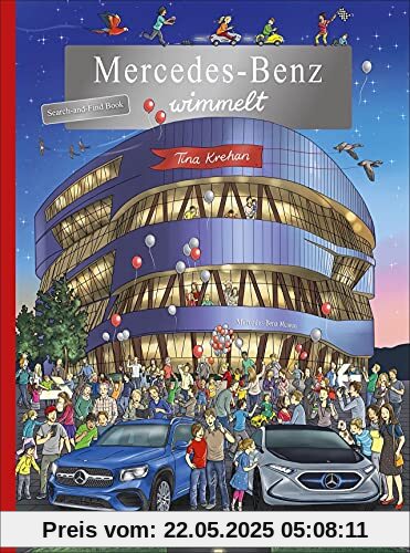 Mercedes-Benz wimmelt. Ein Wimmelbuch mit Rundgang durch die Mercedes-Benz-Welt.