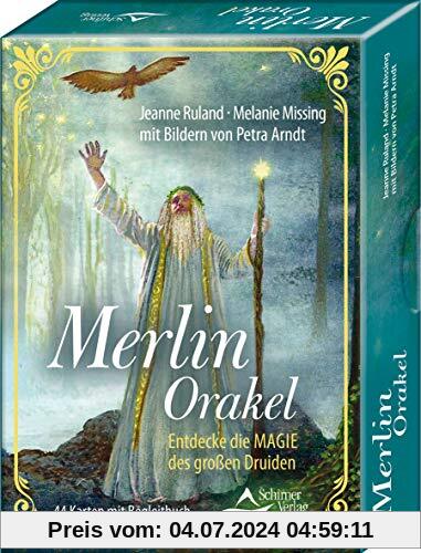 Merlin-Orakel – Entdecke die Magie des großen Druiden: - 44 Karten mit Begleitbuch