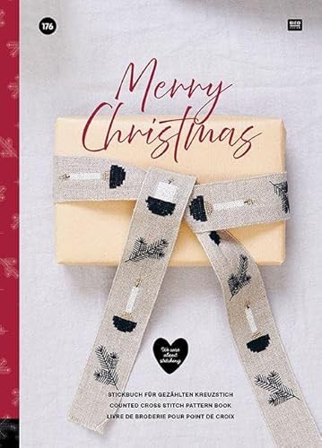 Merry Christmas: Stickbuch für gezählten Kreuzstich