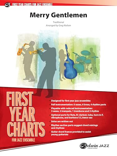 Merry Gentlemen: Conductor Score & Parts (First Year Charts for Jazz Ensemble) von Alfred Music